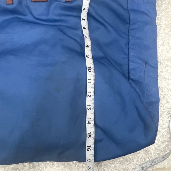 GUCCI GG Canvas Tote Bag Blue - Picture 11 of 16